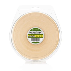 Nastro per capelli castani tedeschi 3 Yards Medikal Suporte Fita Adesiva Super Glue
