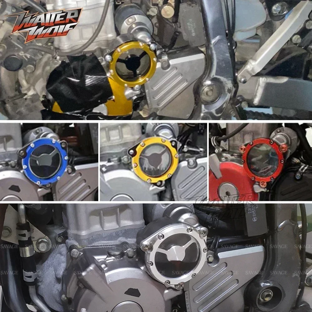 Dirt Bike Starter Idle Gear Cover dla Suzuki DRZ 400 400E 400S 400SM LTZ400 LTR450 Zaślepki filtra oleju silnikowego DR-Z400 DR-Z LT-Z 400 — zdjęcie 3