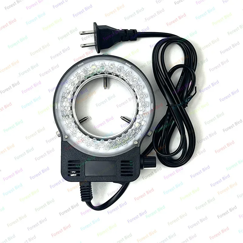 56 Lamp Beads Microscope LED Ring Light Source Inner Diameter 63MM Adjustable Light Source, Stereo Microscope Fill Light