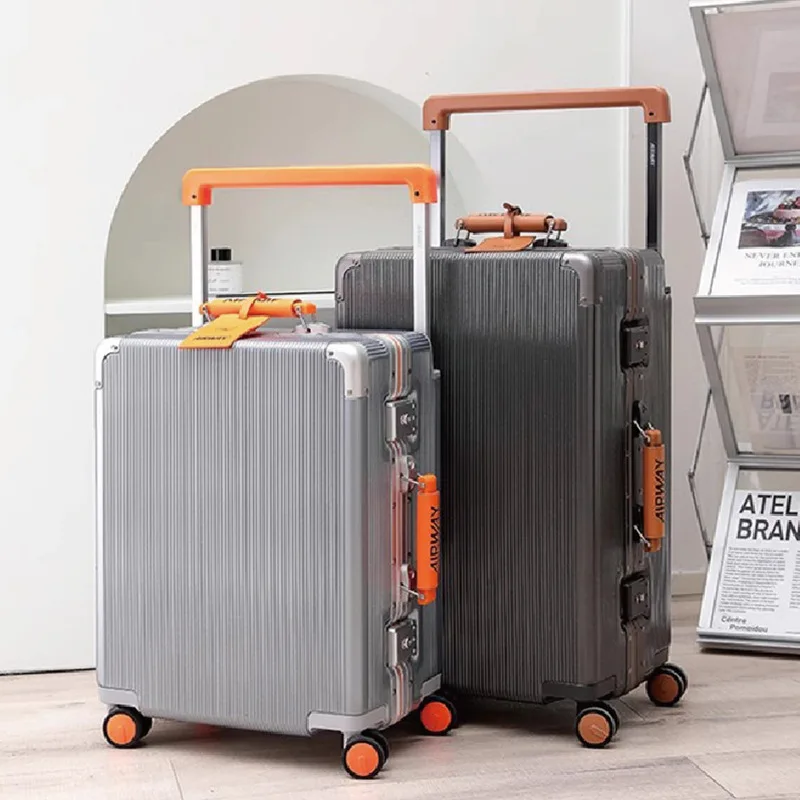 20/24/26/28 inch Aluminum frame Travel Suitcase Rolling Luggage Trolley Case Bag with Wheels TSA Lock Carry-On Luggage Cabins