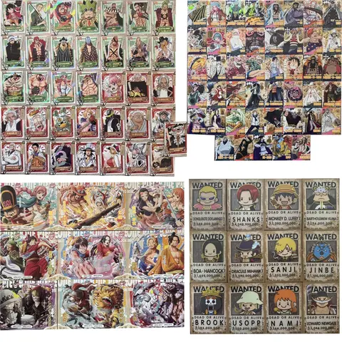 Japanese Anime Character Boa-Hancock Nami Monkey D. Luffy Nico-Robin Collectible Cards Christmas Birthday Gifts Children's Toys