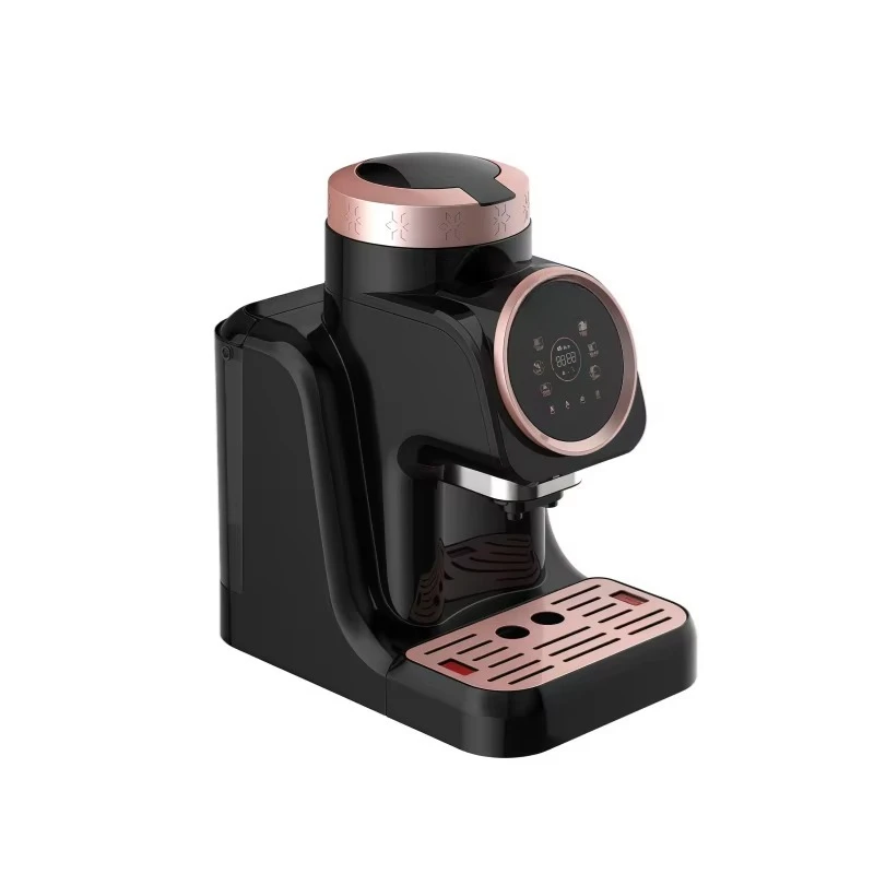 Coffee machine, programmable electric plastic housing, self-cleaning multi-function coffee machine