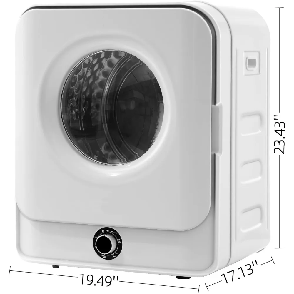 Sèche-linge portable avec cuve en acier inoxydable, sèche-linge à charge frontale de 1.95 pi, 5 modes de séchage, sèche-linge avec gril