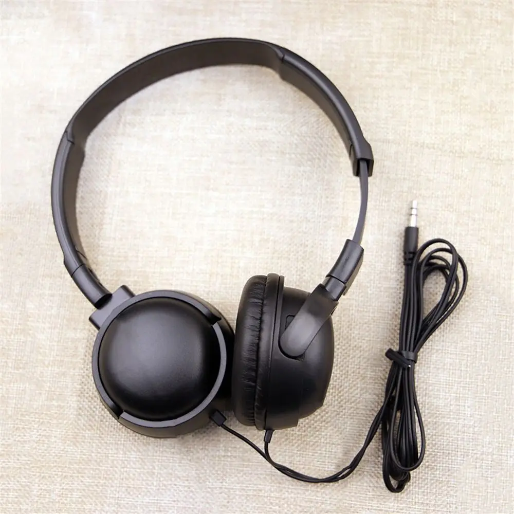 Over Ear Wierd Headphones HiFi Stereo Adjustable 3.5mm Headset Audio Bass Noise Cancelling Macaron Headphone Mobile Phone