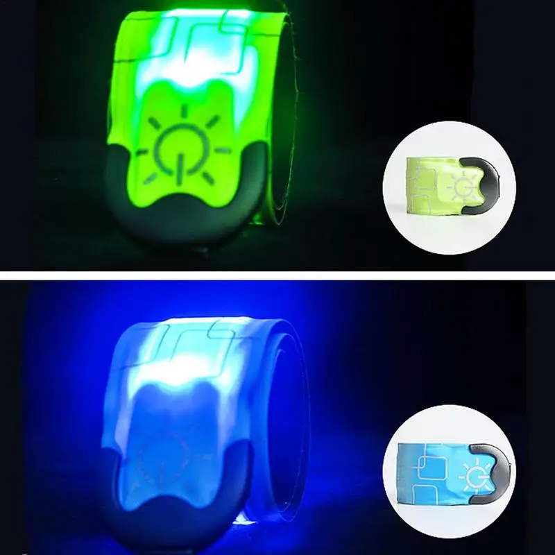 Light Up Wristband USB Charging Reflective Gear For Runners Luminous Outdoor Recreation Accessories For Runners Bikers Walkers