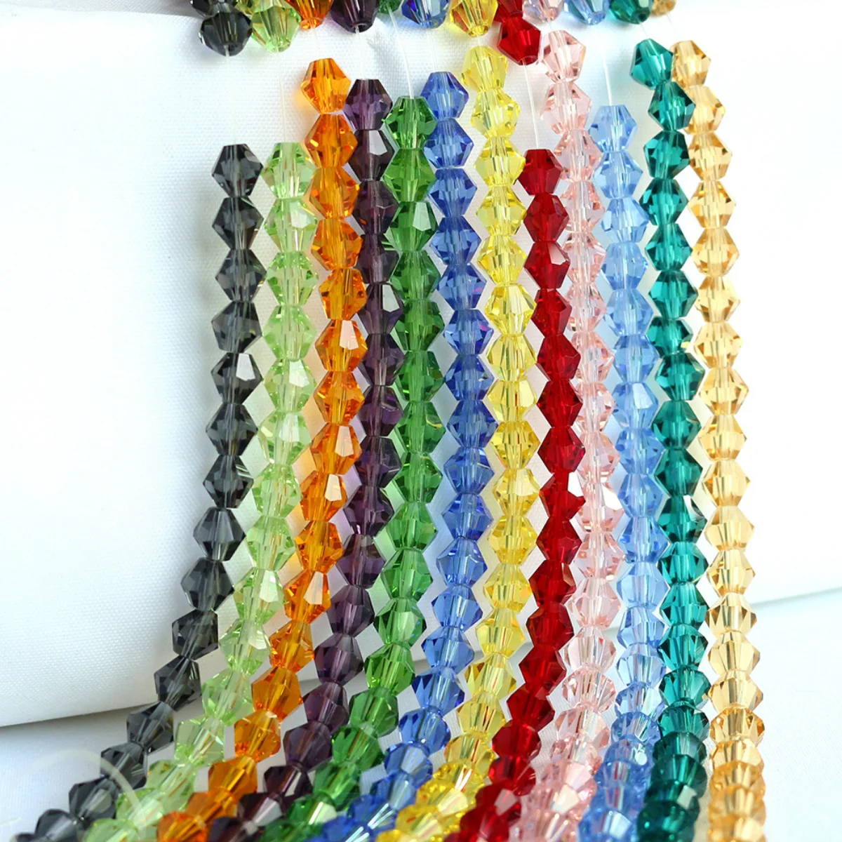 2 3 6 8mm Transparent Glass Czech Round Spacer Beads For Jewelry Making Diy Accessories Colorful Faceted Crystal Beads Wholesale