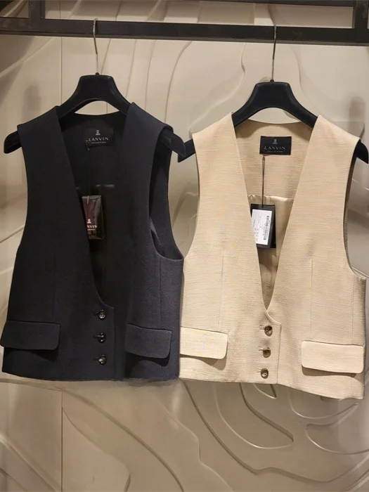 

Комплект из куртки и юбки свободного кроя для похудения V-Ne, модная, готовая к работе, универсальная рабочая одежда на пуговицах Long Sve