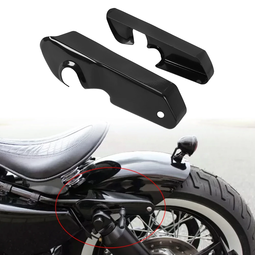 

Motorcycle Gloss Black Short Rear Fender Mudguard Support Bracket For Harley Sportsters XL883 1200 72 48 Nightster SuperLow