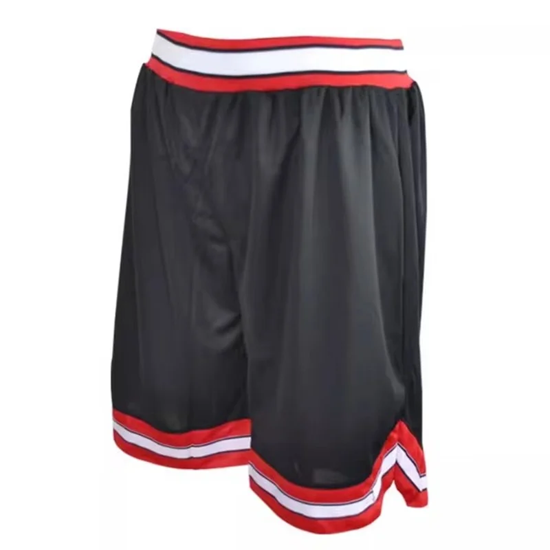 

Anime Shohoku uniform ANZAC Akagi basketball shorts quick drying sweat wicking unisex red white black