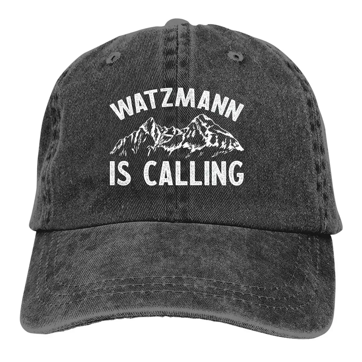 Summer Cap Sun Visor WATZMANN IS CALLING Hiking Berchtesgaden Germany Caps Mountain Climber Cowboy Hat Peaked Trucker Dad Hats