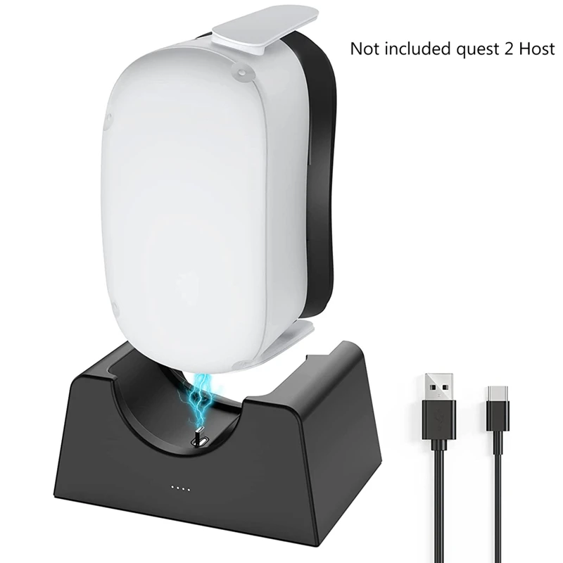 For Oculus Quest 2 Fast Charger Station VR Charging Dock With Charging Port Indicator With USB-C Cable VR Accessories