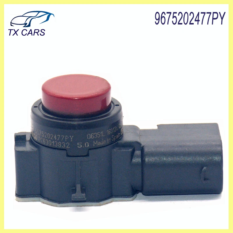

Shiny Red 9675202477PY PDC Parking Sensor Radar For Citroen Peugeot Car Accessories