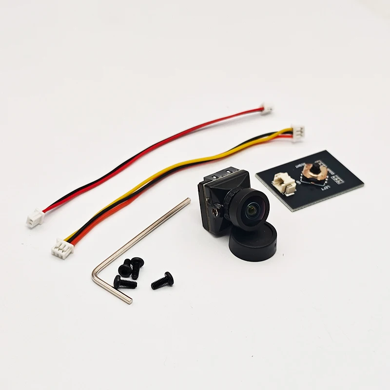 

Камера FPV MS-514 1500TVL с объективом 2.1/1.8 мм, 14x14 мм, 1/3" CMOS, PAL/NTSC, с регулируемым OSD для моделей радиоуправляемых дронов