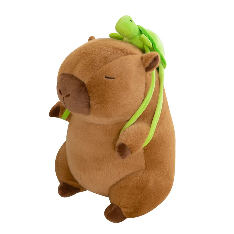 Fluffy Capybara Plush Doll Kawaii Tortoise Stuffed Animals Toys Kids Juguetes Birthday Gift Home Decor