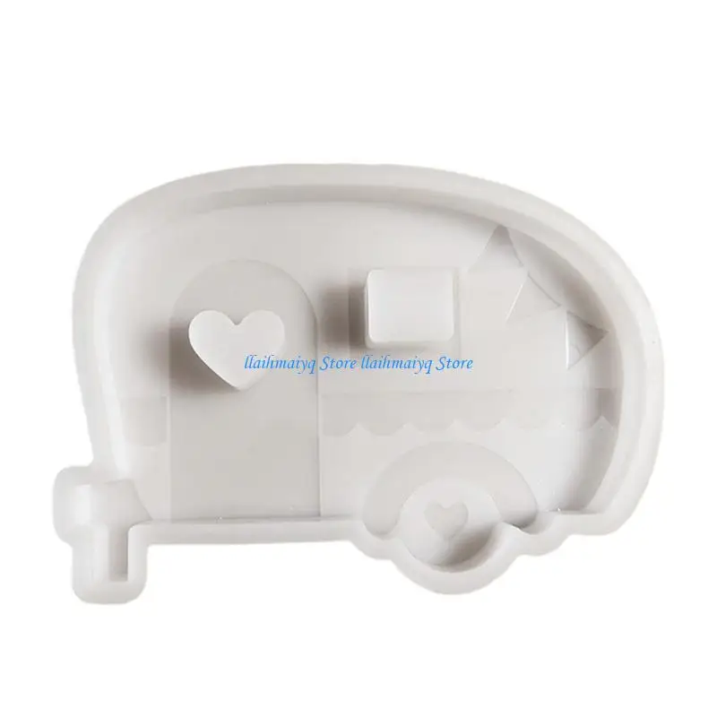 573B Sturdy Flexible Silicone Mold Perfect For Creating Unique Campers Ornament For Home And Camping Themes