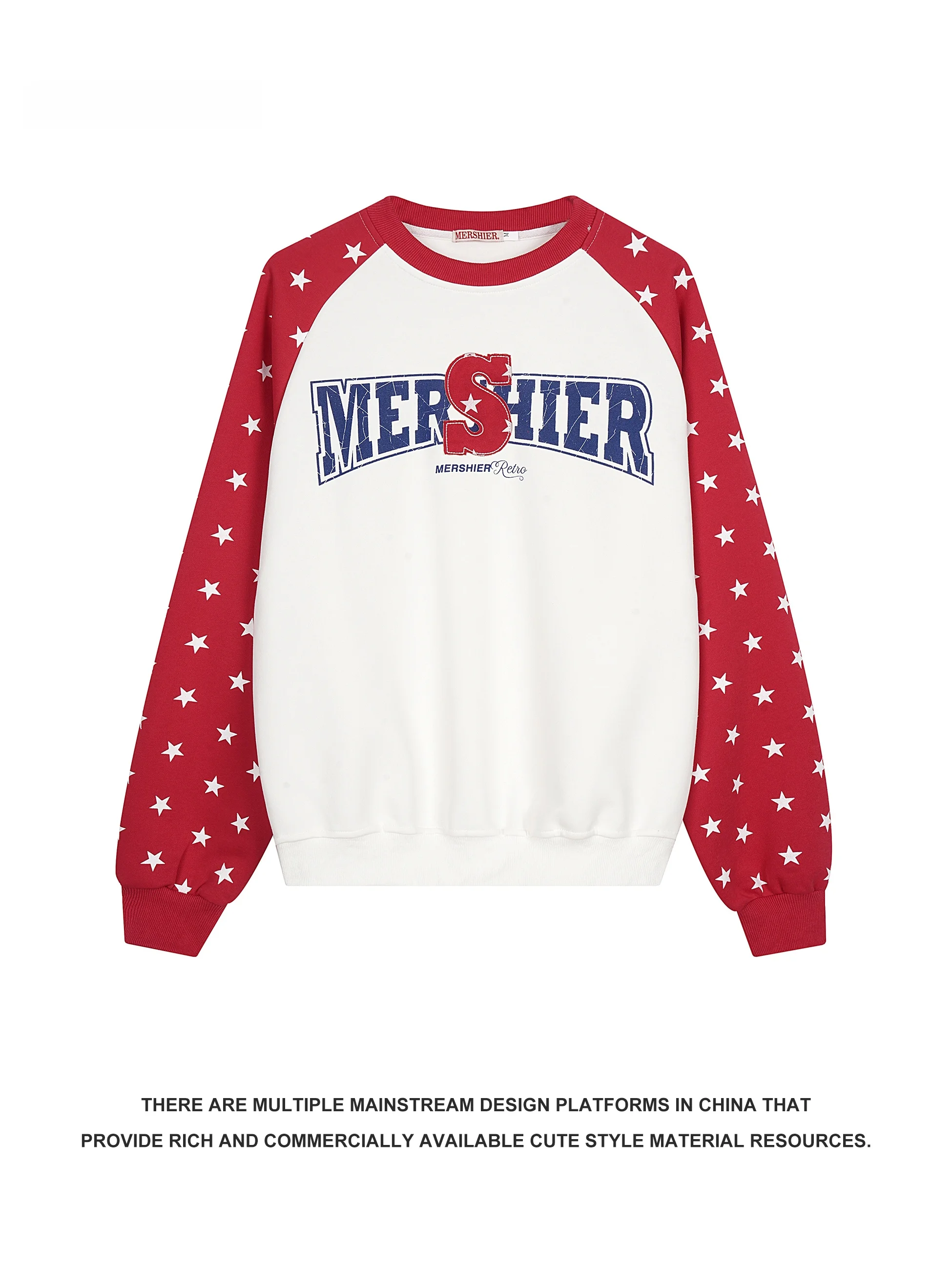 

Ретро-свитшот с американским буквенным принтом и цветными блоками, круглый вырез, длинный рукав, свободный крой, для пар, весенний, повседневный, из хлопка и полиэстера.