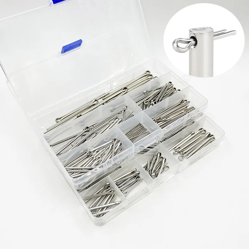 

Cotter Pin Stainless Steel U Shape Type Spring Cotter Hair Pin Kit M1.5 M2 M3 M4 M5 M6 Spring Pin Split Clamp Open Elastic Clip