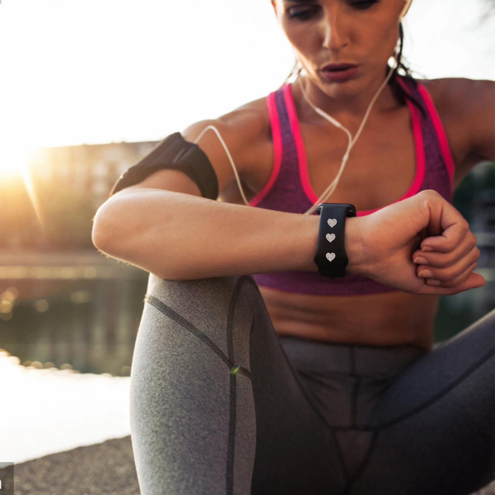 

3Pcs Silicone Watchband Decorative Studs Compatible 38Mm Fashion Charms for Daily Wear Party Gift Watch Strap Ornament Ring