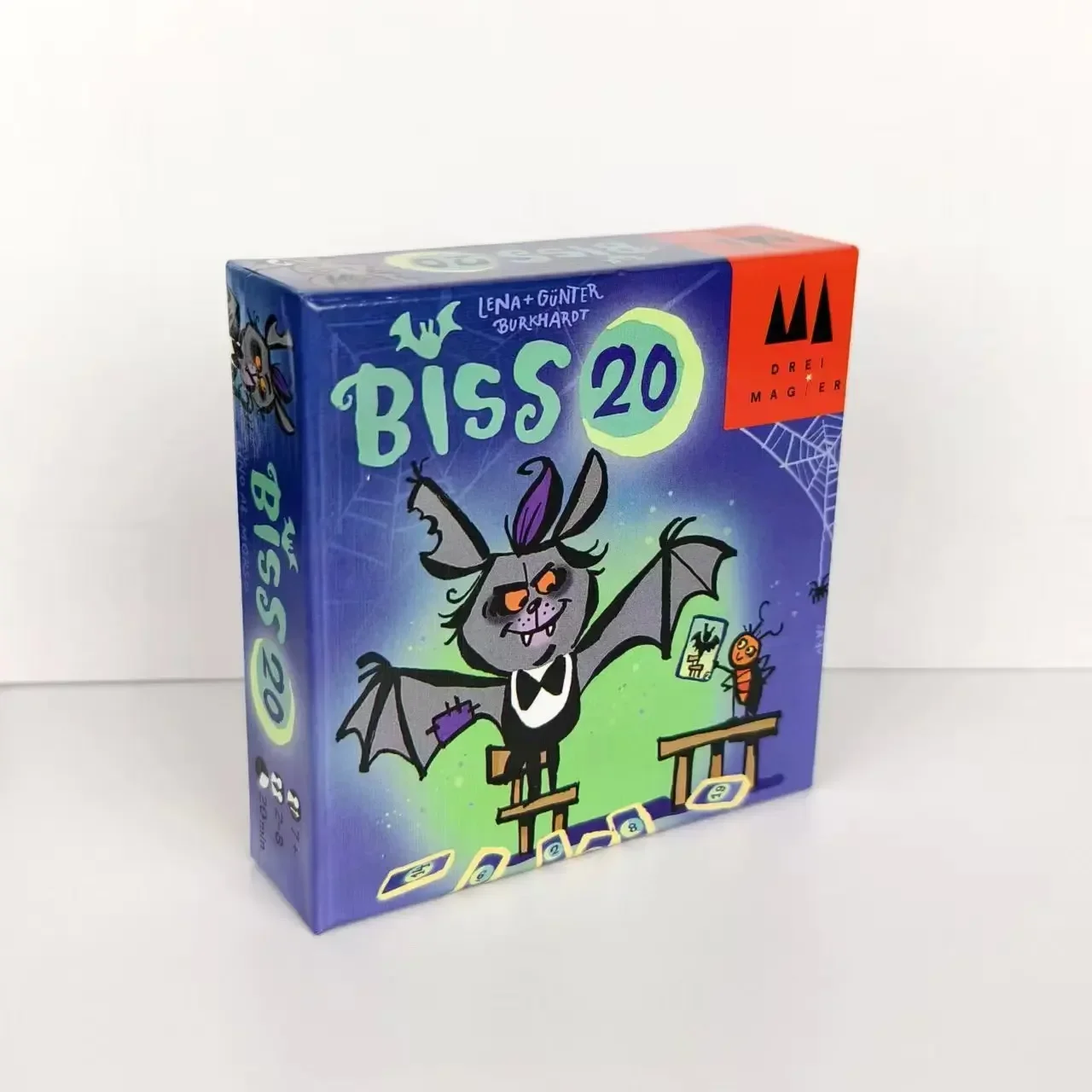 Biss 20 versione inglese direct hit 20 barare moth series scarafaggio tedesco bambini adulti gioco di raccolta per il tempo libero