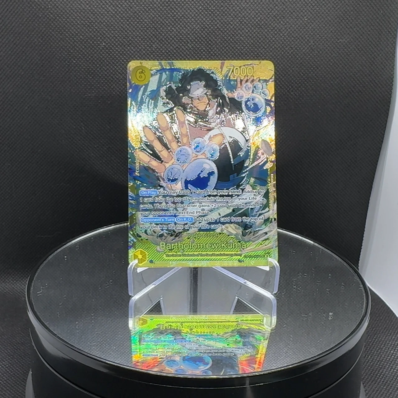 قطعة واحدة TCG OPCG الإنجليزية بطاقة بارثولوميو كوما OP12-119 بطاقة احباط محكم أنيمي بطاقات قابلة للجمع #3