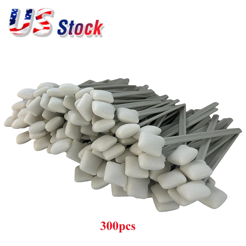 

300pcs CALCA Foam Cleaning Swabs for E/pson Roland Mimaki Mutoh Inkjet DTF Printers 5.9in Length DTF Tools Accessories US Stock