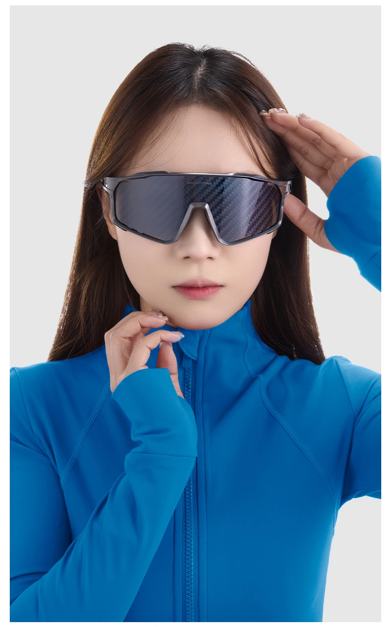 KAPVOE Nano Lens Fahrradbrille MTB Radfahren Sonnenbrille Rennrad Brille Cooles Muster Mode Outdoor Sport Sonnenbrille – Detail 13