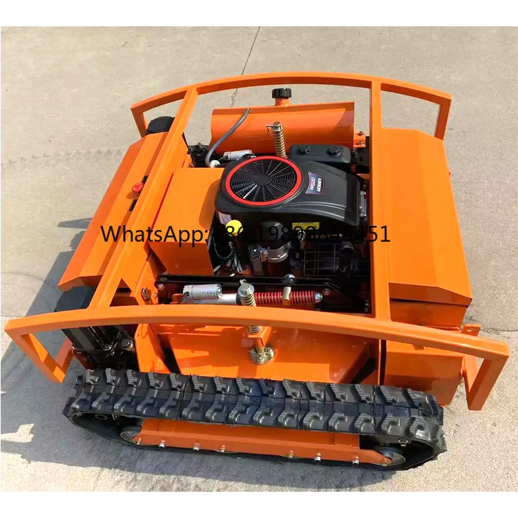 Electric Radio Controlled Crawler Mini Self-propelled Lawn Mower for Agriculture