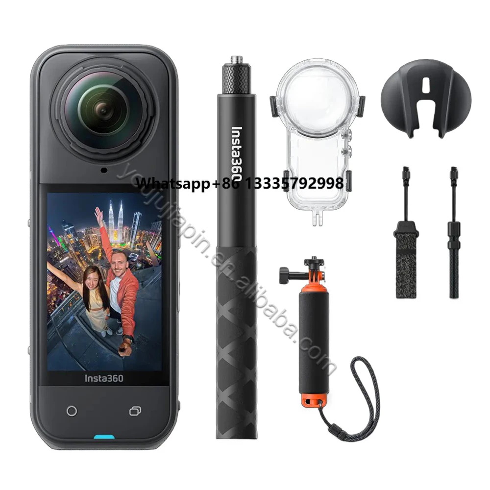 

Insta360 X5 Invisible Dive Bundle 8K 360°,3-Hour Battery,Built-in Wind Guard,Stabilization ,Triple AI Chip Design Action Camera‘