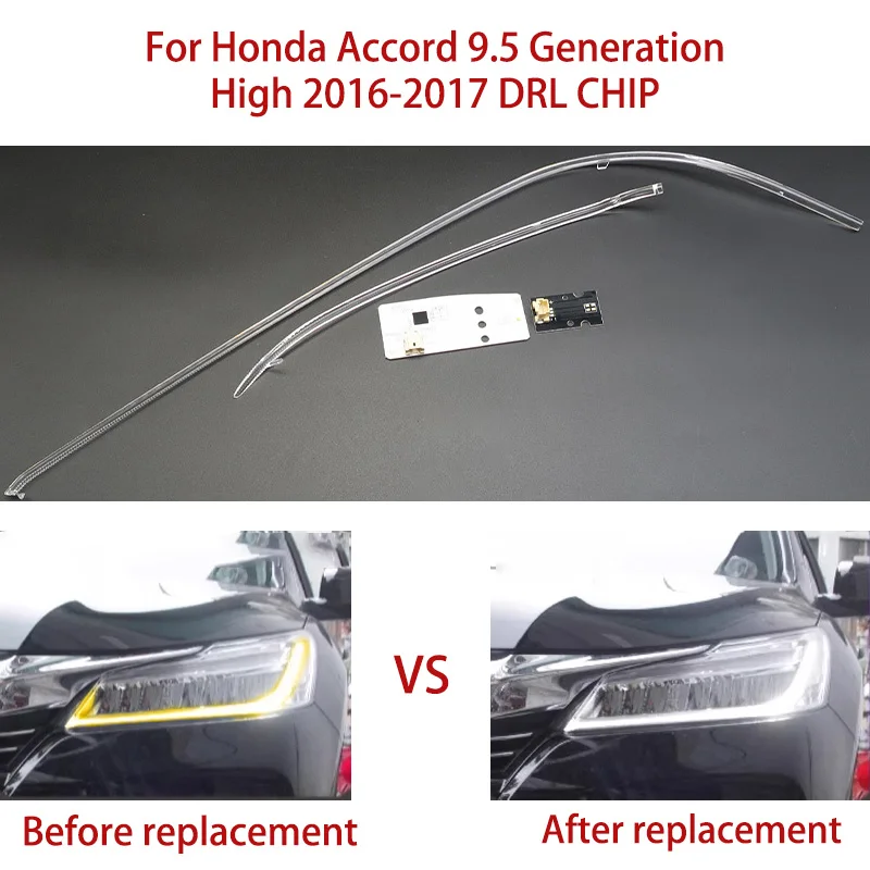

Solve The Problem of Not Lighting Up Angel Eye Car DRL CHIP For Honda Accord 9.5 Generation Ballast 2016-2017 LED White Light