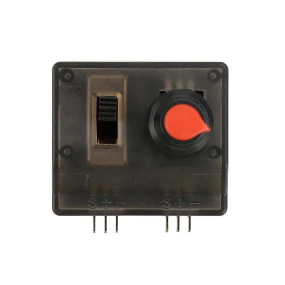 

DC5-8.4V двухканальный ШИМ-симулятор сигналов модели самолета мотор рулевого механизма тестер двигателя ESC тестер со световым индикатором