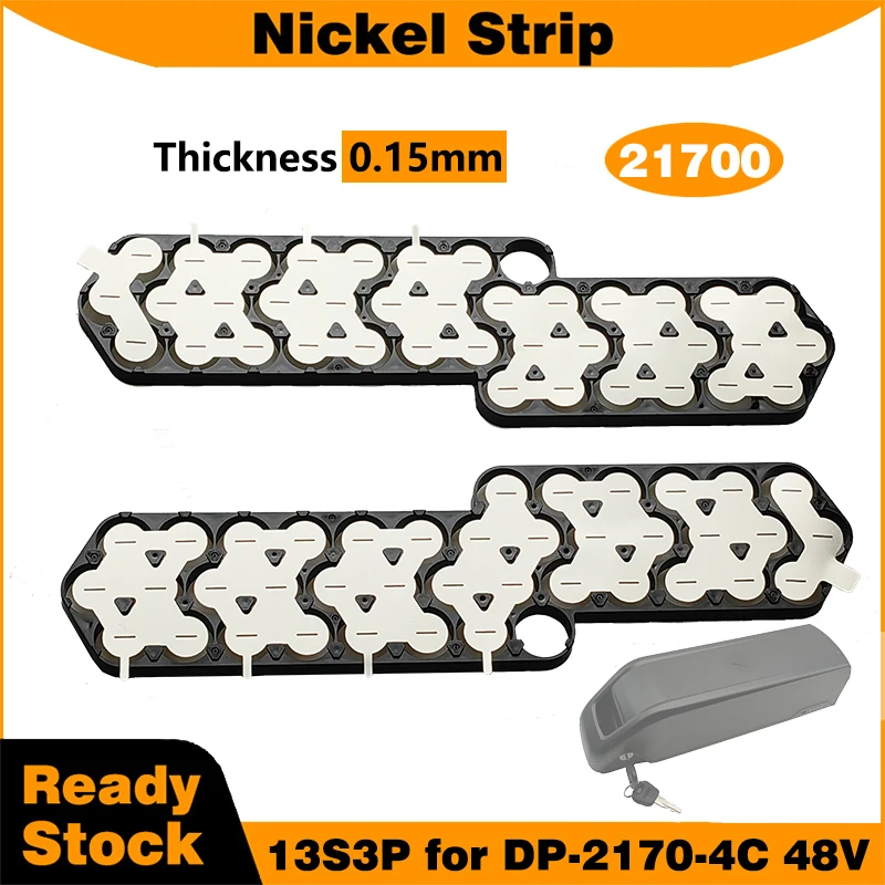 Cell Connectors for Polly DP-2170-4C Battery Pack Building Welding Strip Set for 13S3P 48V 0.15mm E-bike Battery Pack 21700 48V