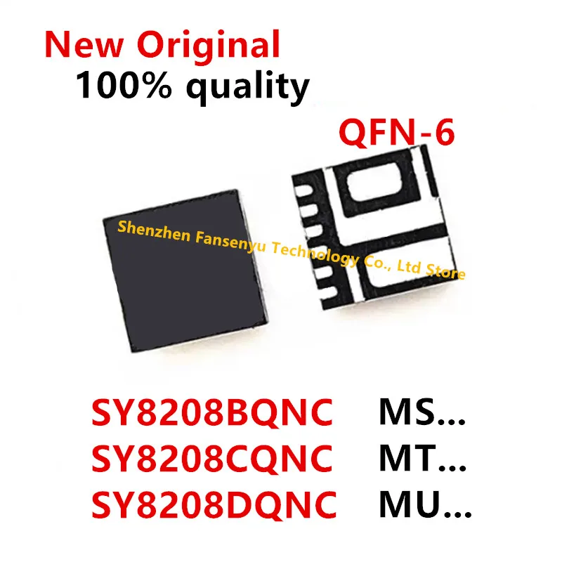 (5-10piece) 100% New SY8208BQNC SY8208B MS4GE MS... SY8208CQNC SY8208C MT3UC MT... SY8208DQNC SY8208D MU3AA MU... QFN-6 Chipset