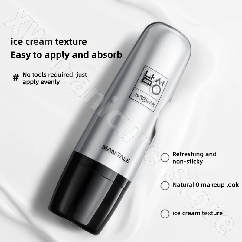Manti Su Yan Cream Men's Special Hydrating Light Concealer Brightens Skin Color Natural No Whitening No Mud BB Cream 50g