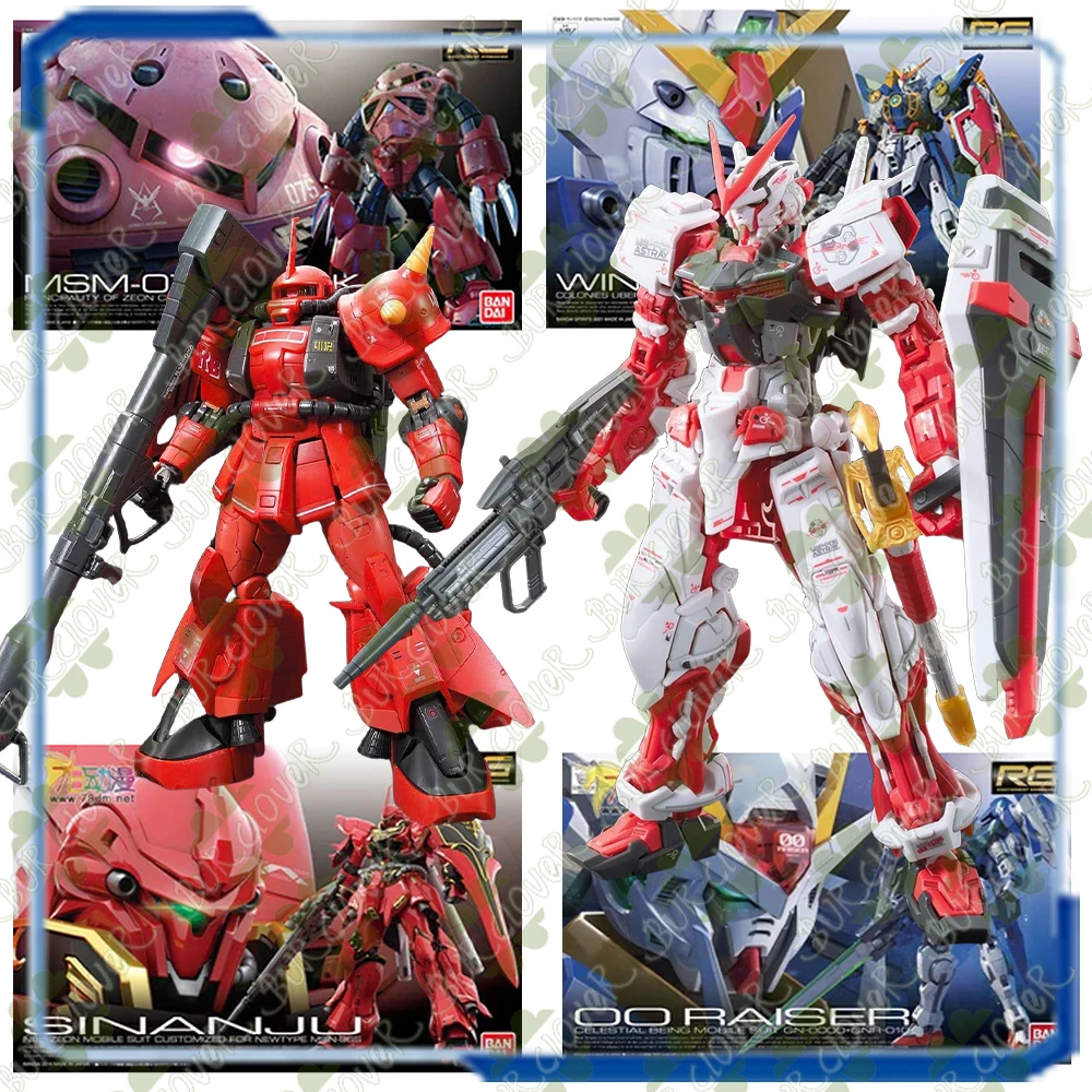

In Stock Bandai Original GUNDAM RG Series SHINING MSN-O4 SAZABI ZAKUAnime Action Figure Assembly Model Toys Collectible