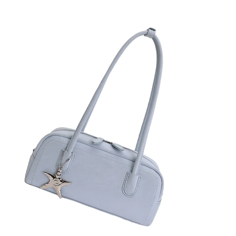 X5XA PU Armpit Bag With Star Embellishments Shoulder Bags Party Handbag Suitable For Casual And Social Gatherings