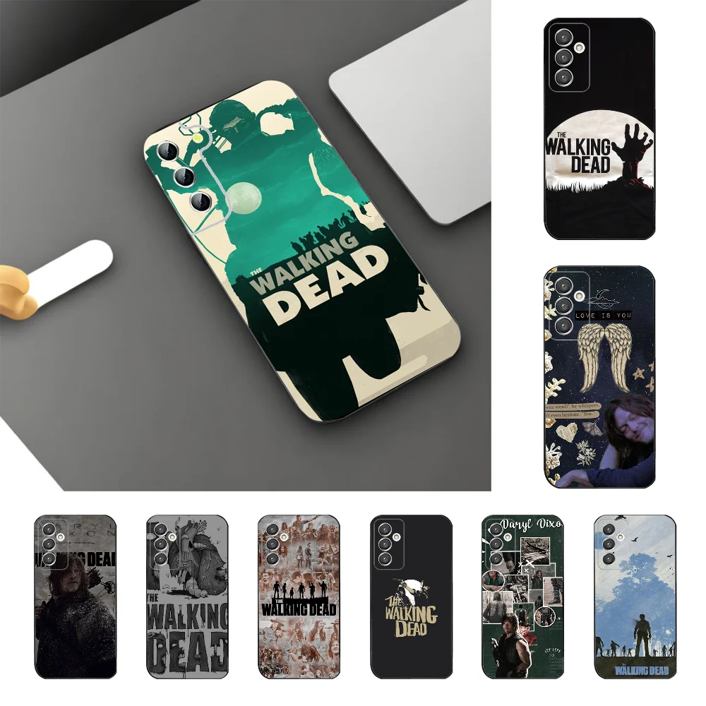 The Walking Dead Daryl Dixon Phone Case For Samsung Galaxy A52 A12 A51 S21 Edge S22ULTRA S23 S20LITE Plus Ultra Black Cover