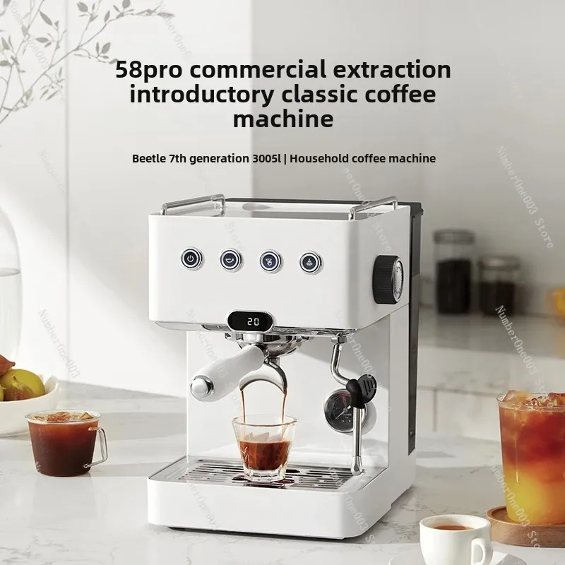 3005L Italian coffee machine Semi-automatic household small extraction machine Milk foam machine