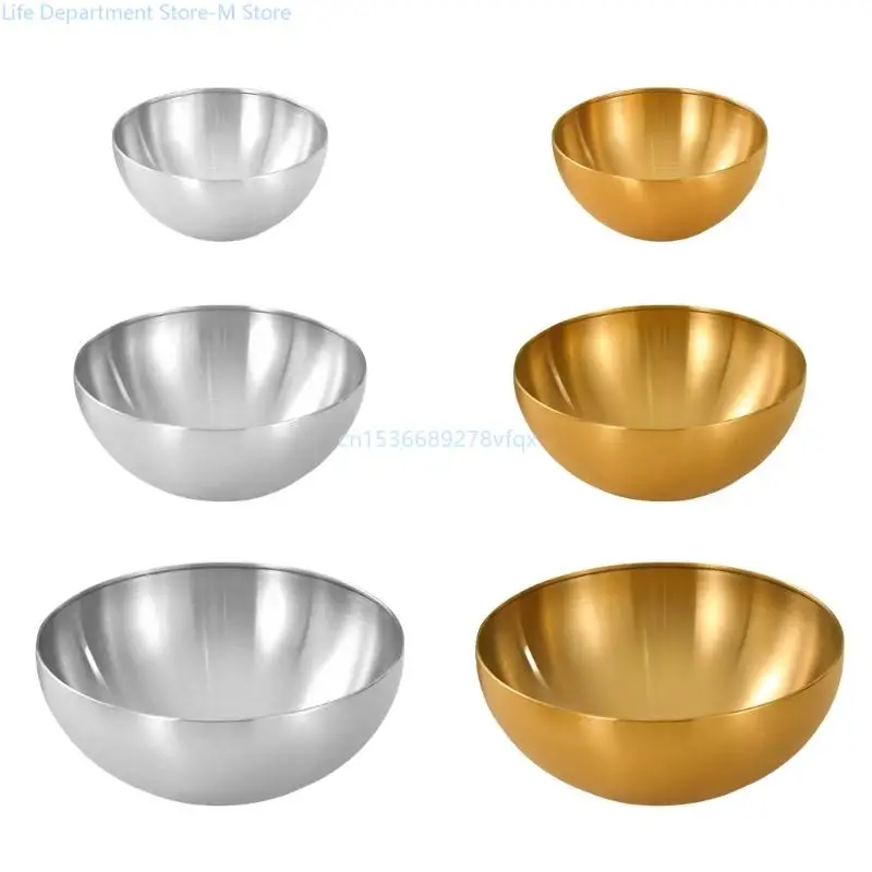 Single Serving Bowl Stainless Steel Bowl Meal Prepping Bowl Suitable for Family Gatherings and Office Lunches Use