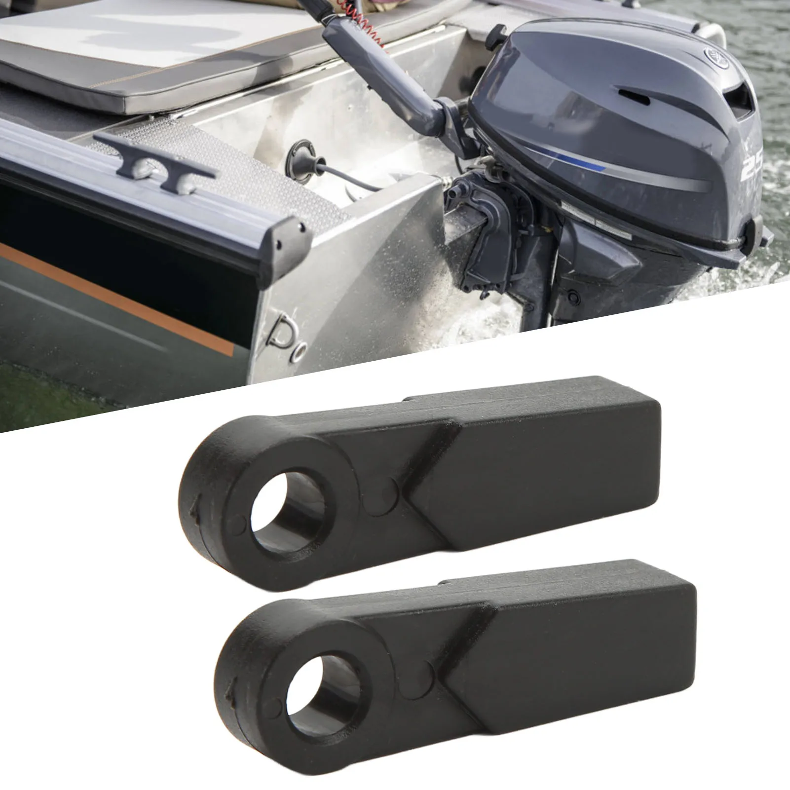 Outboard engine cable end made of ABS material: wear-resistant, high temperature resistant and high strength.