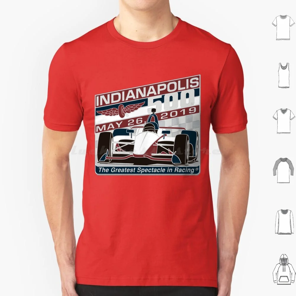 Indianápolis 500 Camiseta de algodón hombres mujeres DIY estampado Indycar Alonso Fernando 500 millas Indianapolis Alonso garaje zona garaje