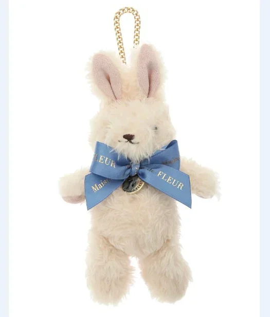 Japanese Style 7th Anniversary Fashion Limited Rabbit Plush Doll Student Girls Sweet Cute Bag Ornaments Kawaii Key Pendant