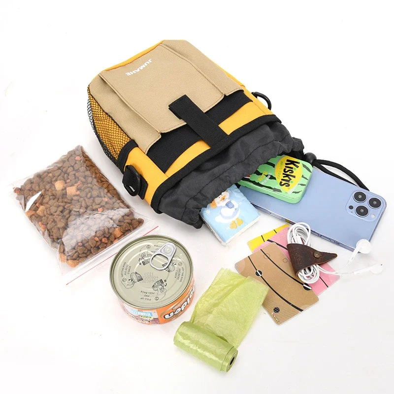 Oxford Cloth Outdoor Portable Training Dog Snack Bag Pet Supplies Strong Wear Resistance Large Capacity Puppy Products Waist Bag