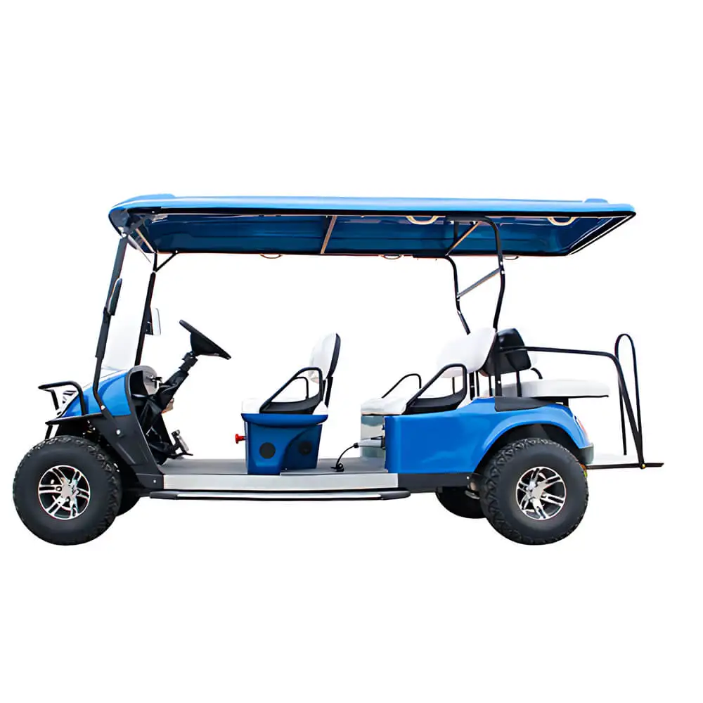 Carros eléctricos de golf chinos de 4 y 6 plazas, buggy, batería de 36v, carga, carrito de golf