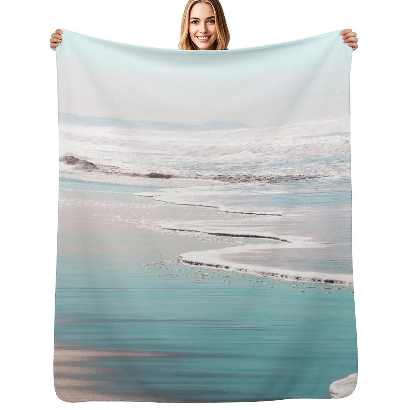 

THE BEACH Throw Blanket For Baby christmas gifts bed plaid Custom Blankets