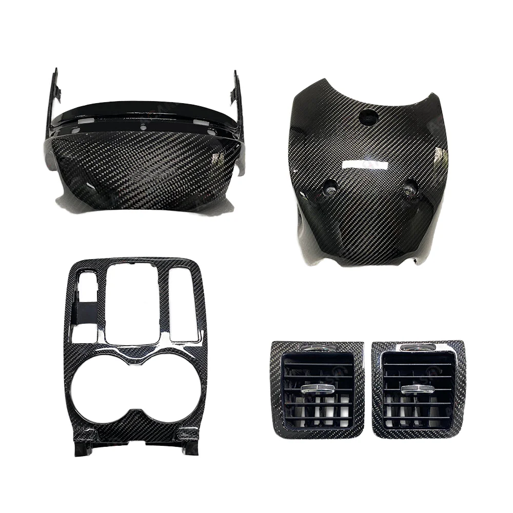 

Для Mati GT 2007-2017 настоящие высококачественные аксессуары из углеродного волокна, рычаг переключения передач, крышка рулевого колеса, рамка AirVent