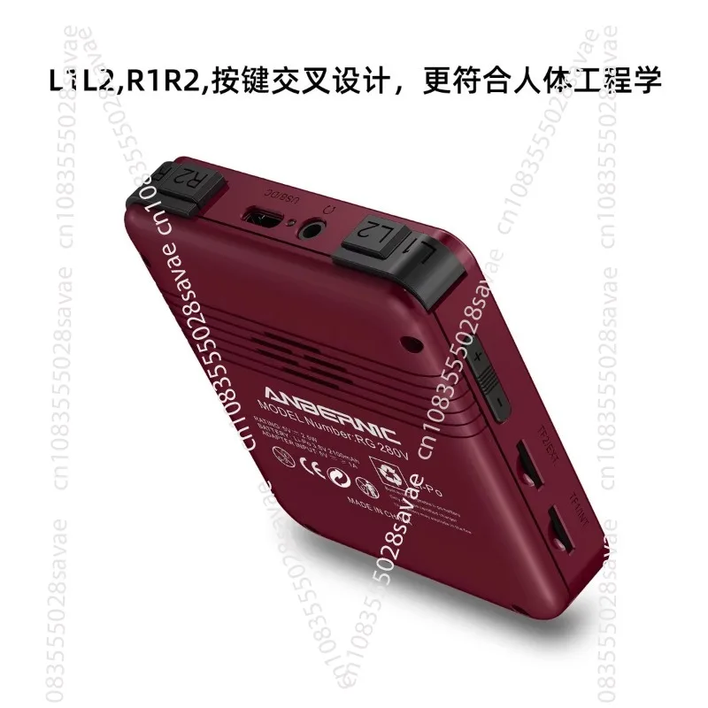 RG280V Open Source Handheld Retro Game Console Support TF card expansion 2.5D visor