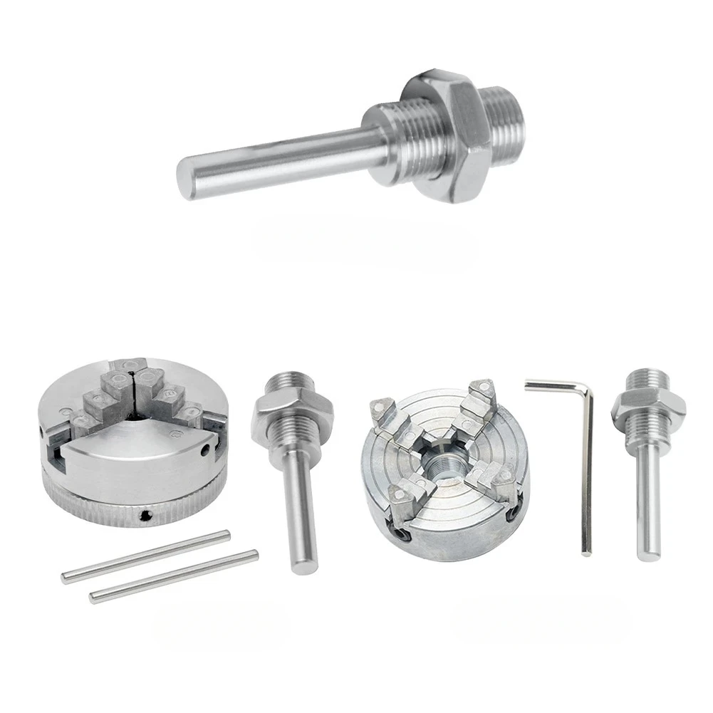 

Z011 mini machine tool three-claw chuck/Z011A four-claw chuck + M12*1 chuck hand drill connection rod