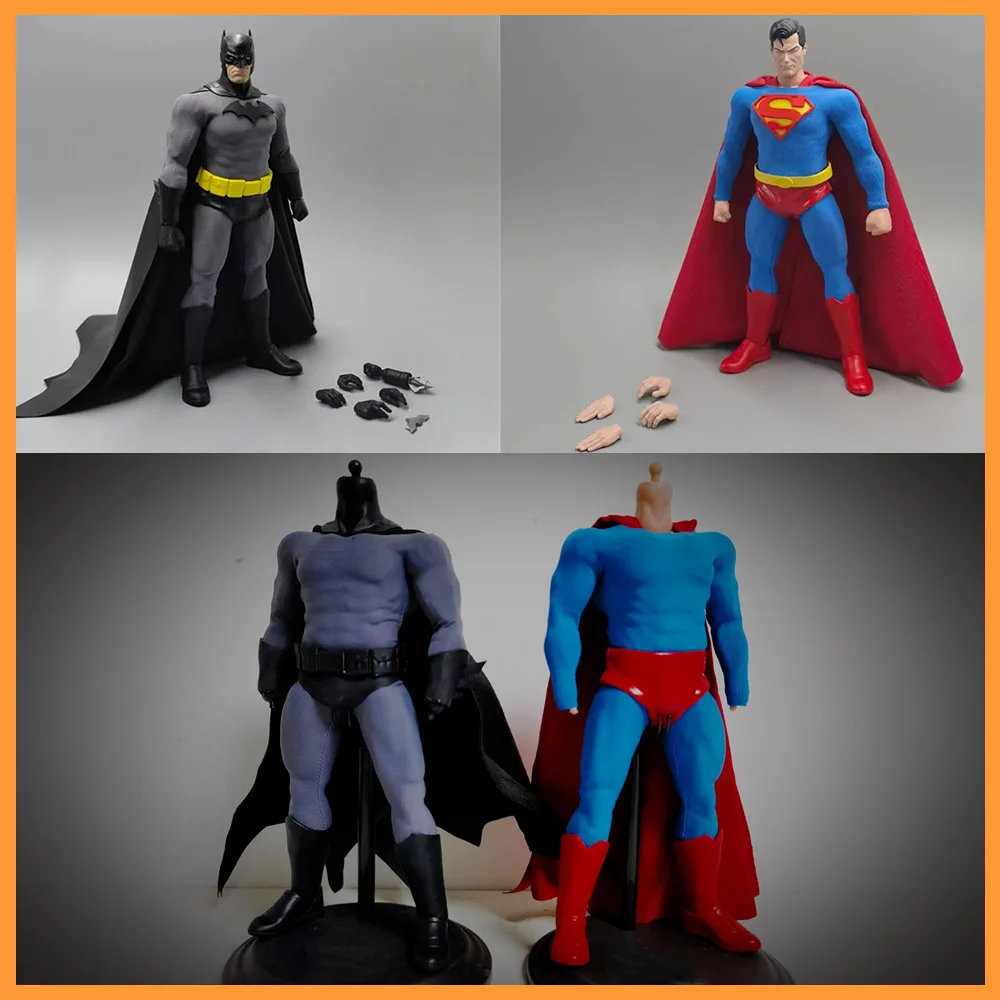 

In Stock Psertoys 1/12 Scale Collectible Superman Batman Classic Comic Edition 6" Action Figure Full Set Model Toys for Fans