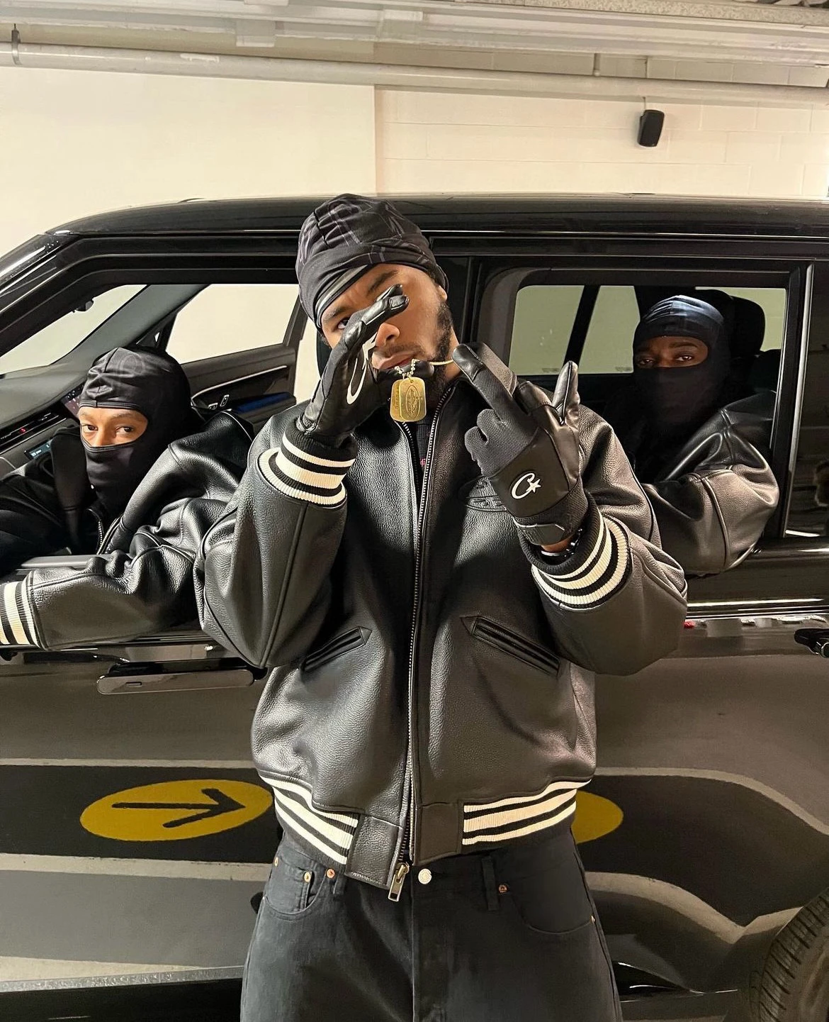 

Heavyweight American Trendy Brand Autumn Winter High Street Retro Casual Loose Zipper PU Leather Jaet Coat Youth Leisure