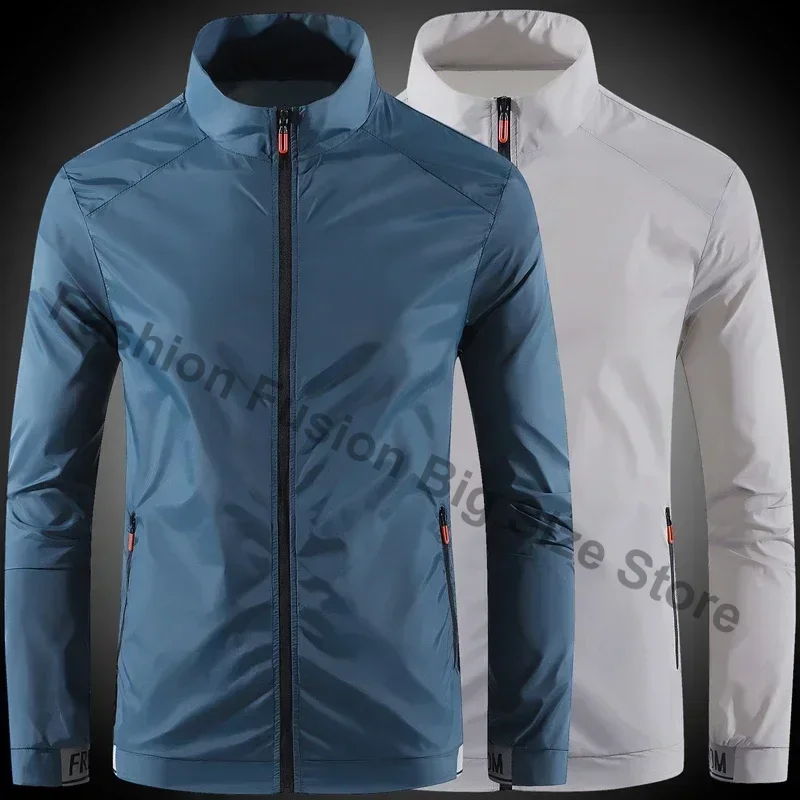 2025 Sunscreen Coats Men's Breathable Sports Waterproof Jacket Summer UV Protection Outdoor Fishing Skin Clothing